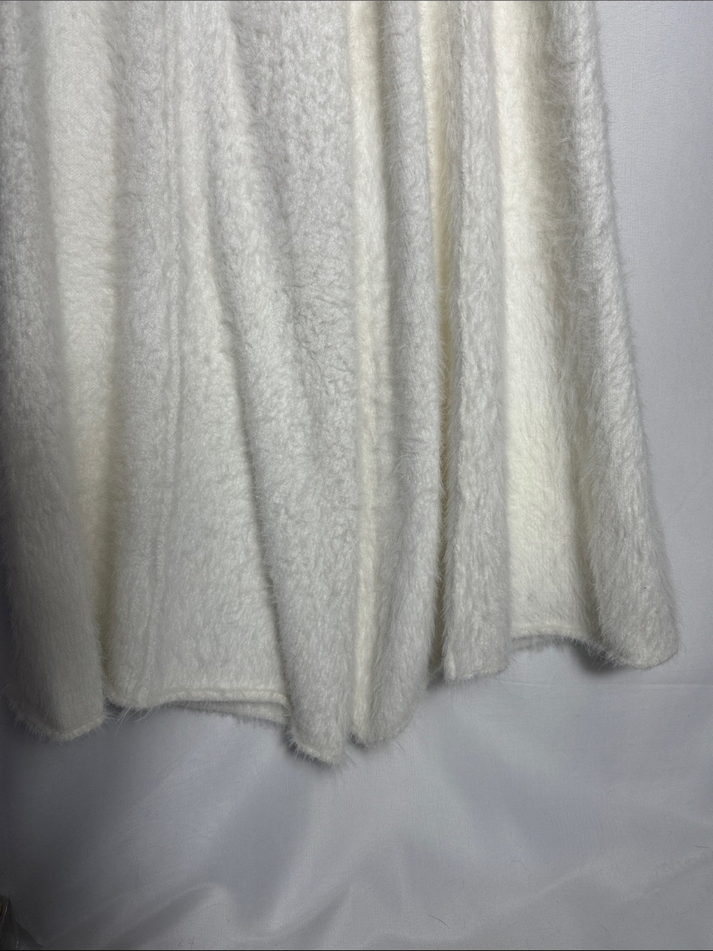 Free People Fuzzy Cozy Cream Wide-Leg Lounge Pants Women’s Size Small - Picture 7 of 8